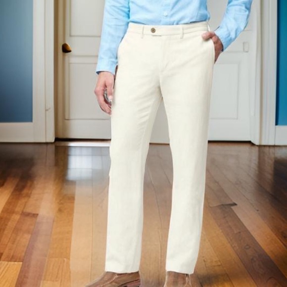 Tommy Bahama Other - Tommy Bahama Relax White Linen Drawstring Pants Size Large